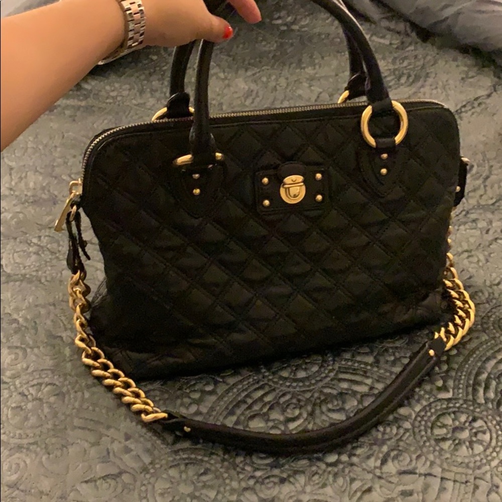 Marc Jacobs Lambskin Quilted Standard Satchel